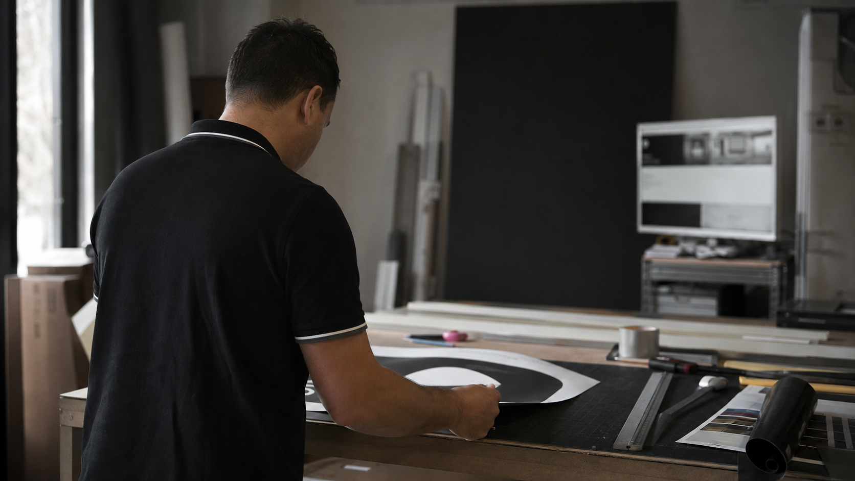 Creative work underway in the Premium studio
